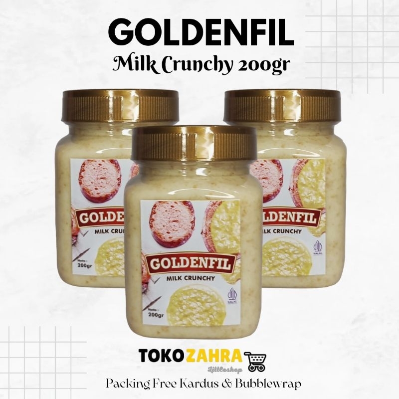 

Goldenfil Milk Crunchy In Jar 200gr