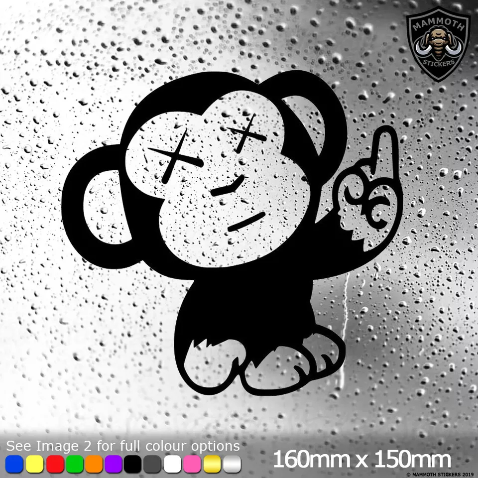 Cutting Sticker JDM Baby Monkey | Stiker Baby Monkey