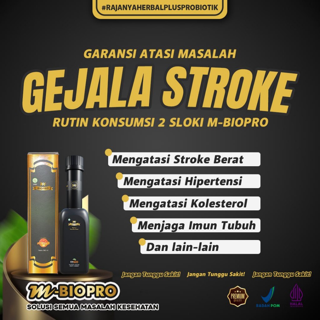 M BIOPRO HERBAL OBAT STROKE BERAT / HIPERTENSI / KOLESTEROL 100% ORIGINAL