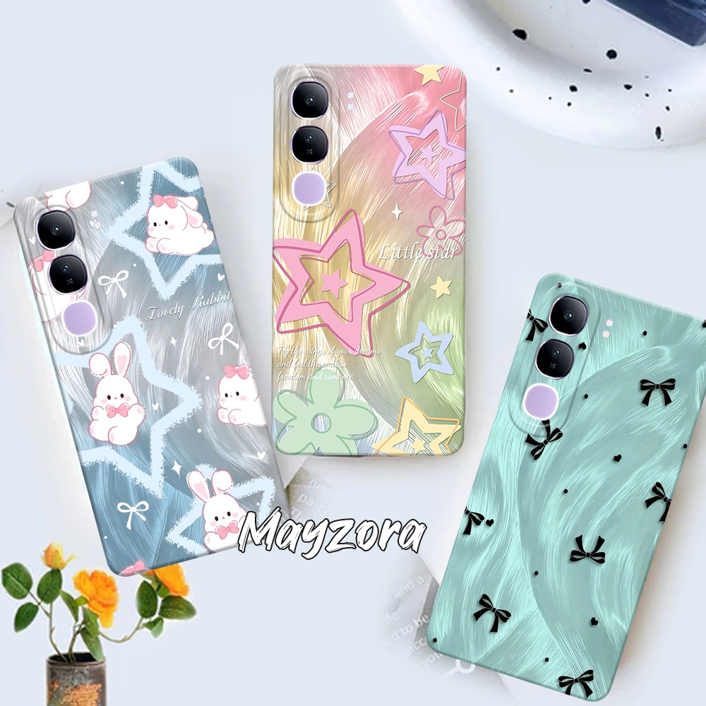 SJ007 - Case For Vivo V40 LITE 5G V40 V29 V29E GT 10 PRO Y17S Y15S Y01 Y20 Y20S Y12S Y12 Y15 Y17 Y27