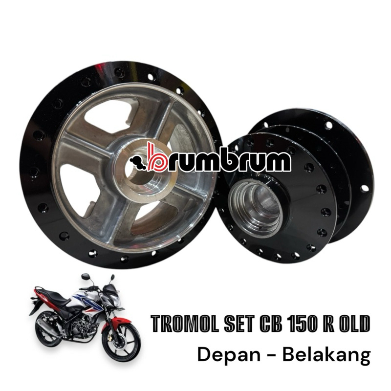 TROMOL CB 150 R OLD TROMOL CB 150 R LAMA SET DEPAN DAN BELAKANG