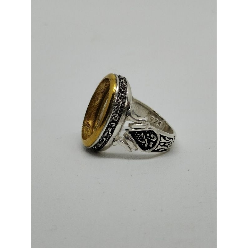Ring perak Asli Iran Mewah