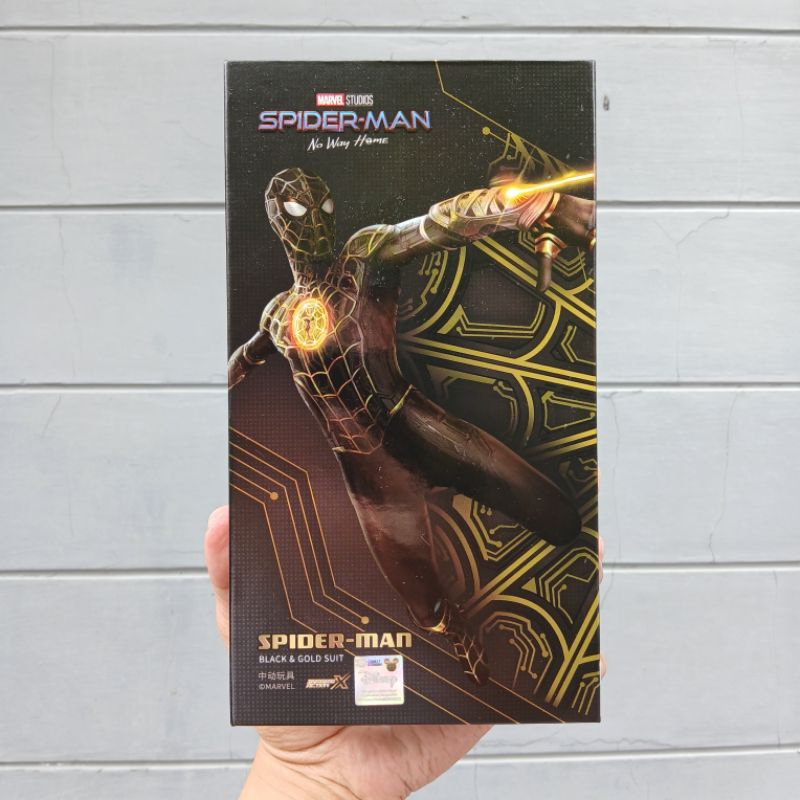 ZD TOYS MARVEL SPIDERMAN NO WAY HOME BLACK GOLD SUIT
