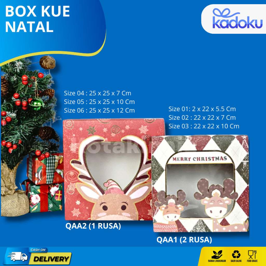 

Kotak Kue Natal / Box Kue Natal / Kardus Box Natal / Box Cake Natal / Kotak Cake Natal / Kotak Natal / Box Natal