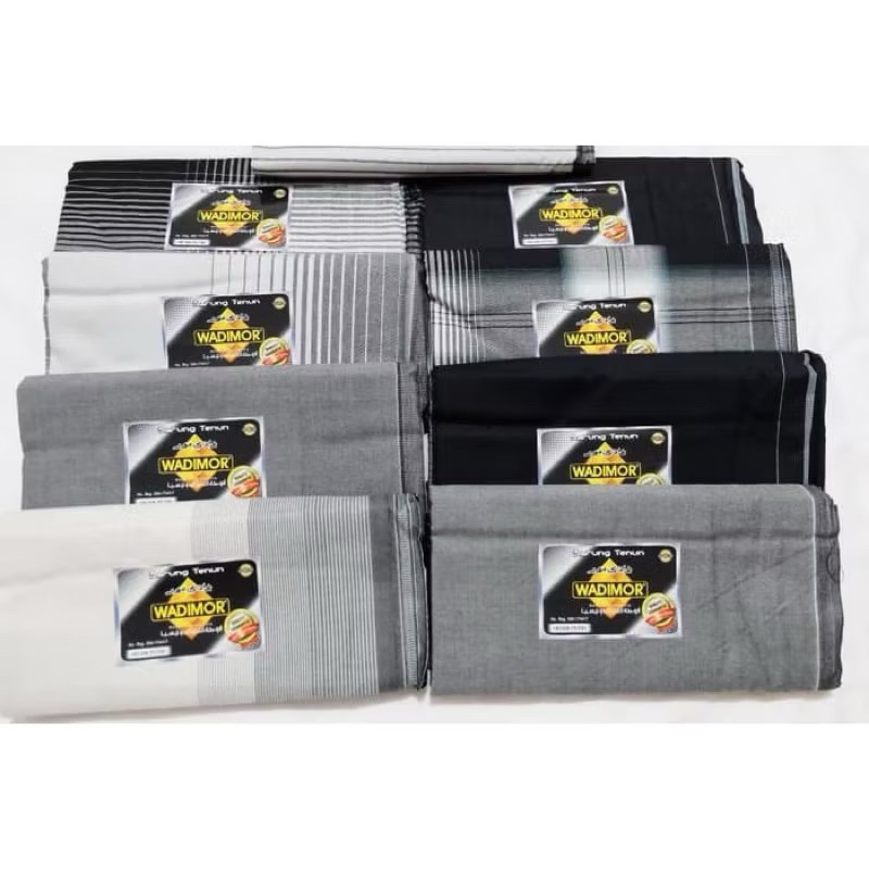 SARUNG WADIMOR HITAM PUTIH | SARUNG WADIMOR CORAK | SARUNG WADIMOR DEWASA