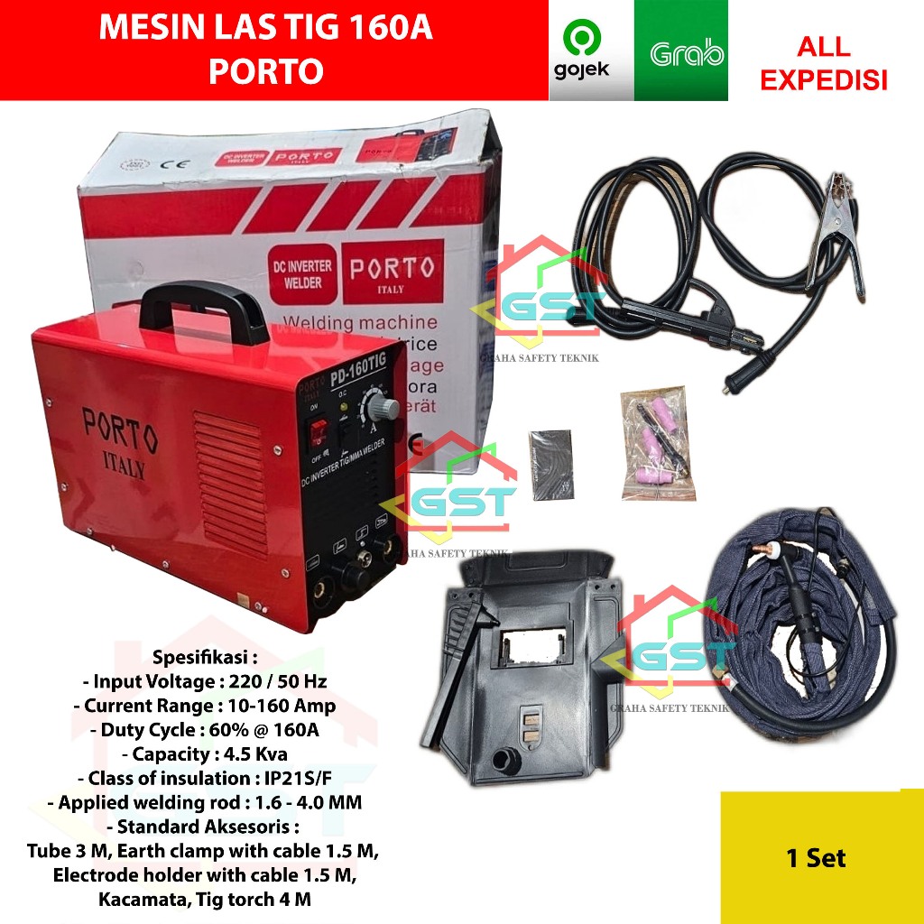 PORTO mesin las tig 160a/mesin las argon pd 160 tig