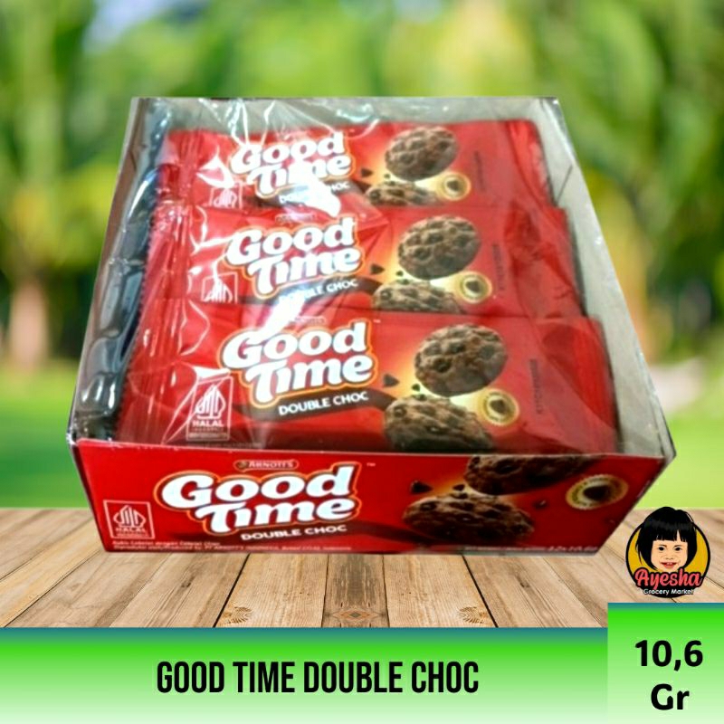 

goodtime double chocochips 10 gr isi 12