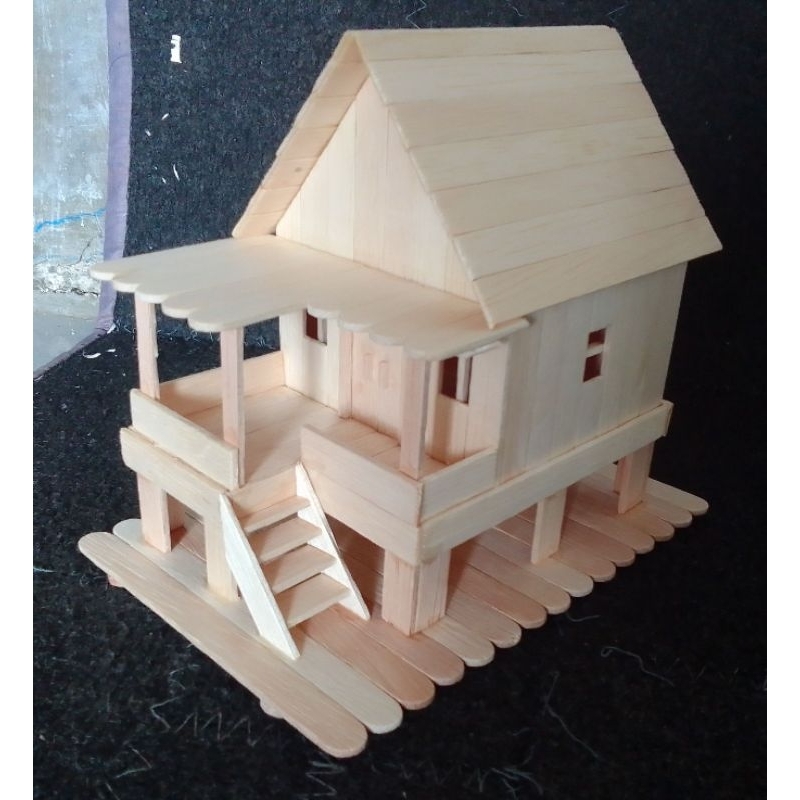 prakarya rumah adat Sunda Jawa barat