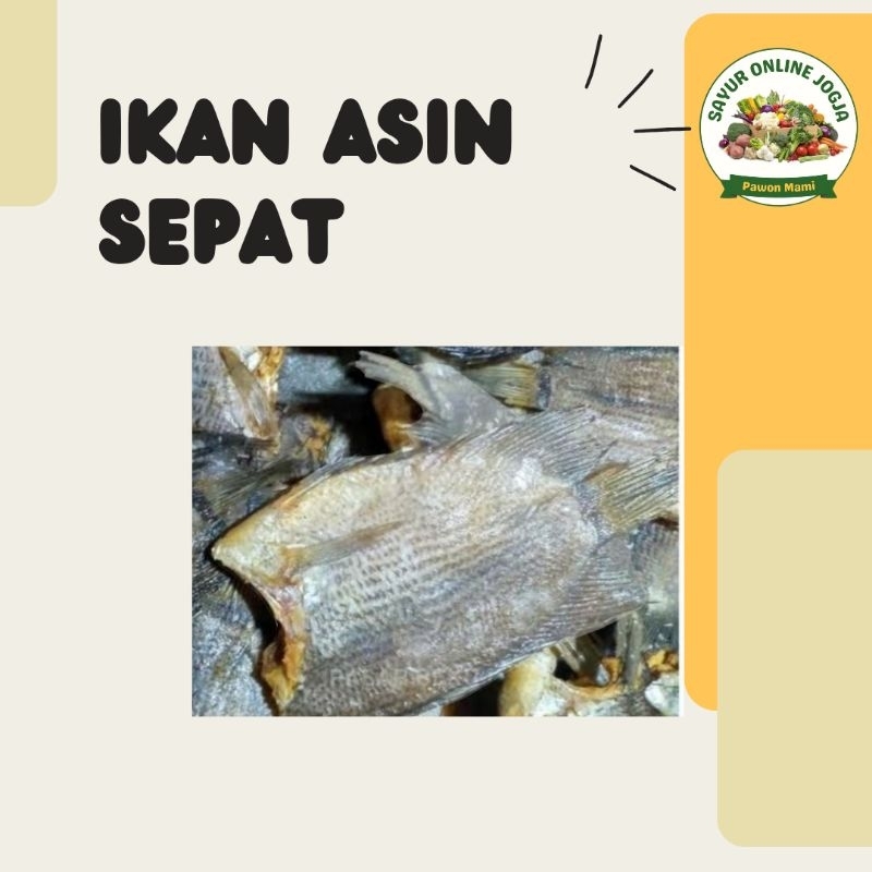 

Ikan asin sepat 100gr -PAWON MAMI SAYUR ONLINE JOGJA
