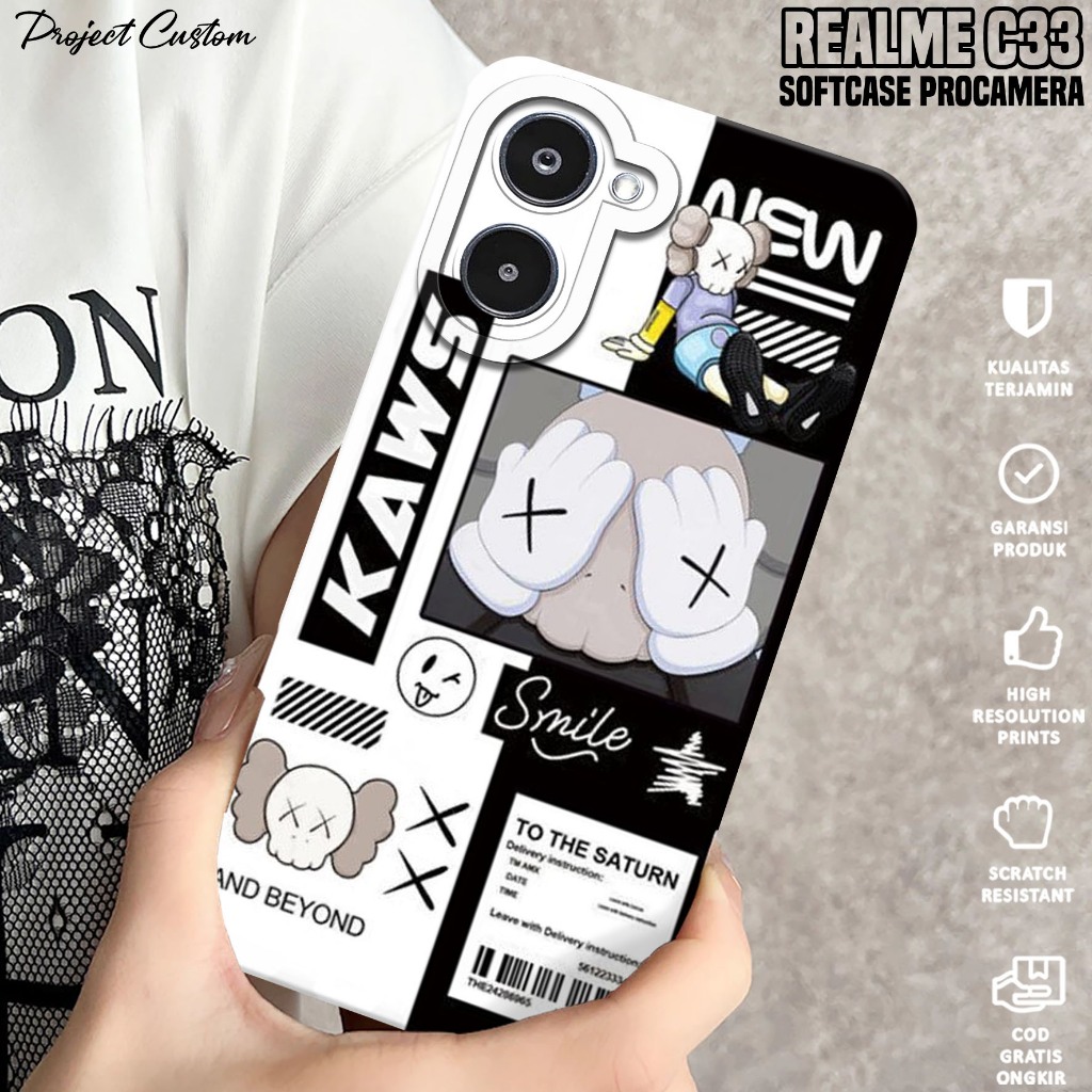 Softcase Hp Realme C33 - Case Hp Realme C33 ( AES ) Silikon Hp Realme C33 - Casing Hp Realme C33 - C