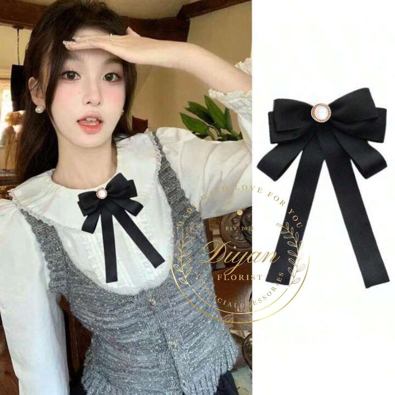 pita brooch // pita baju // pita dasi // korean ribbon brooch