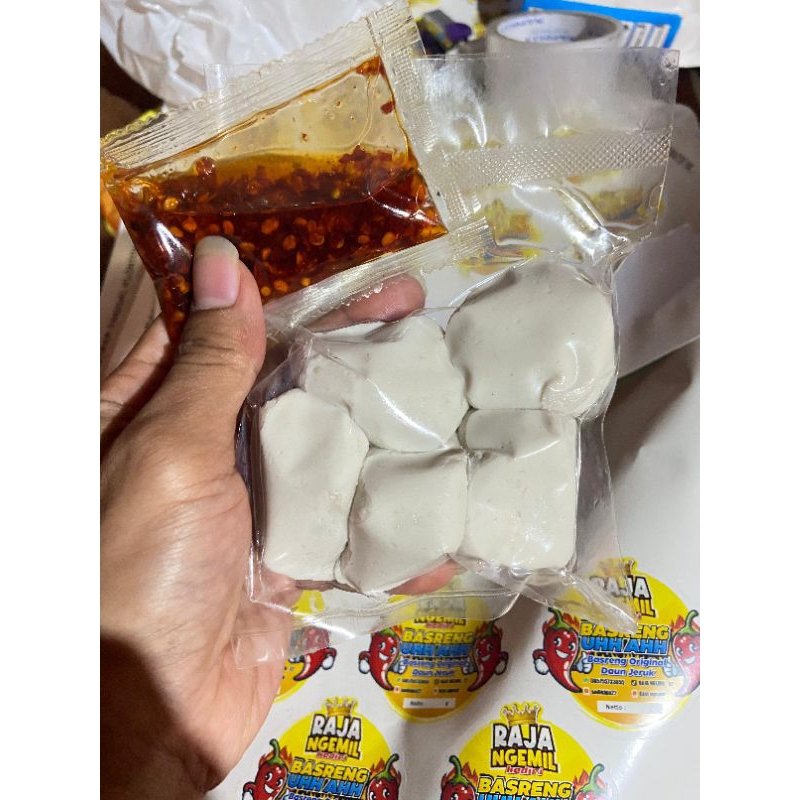 

Basreng mentah gratis chilli oil