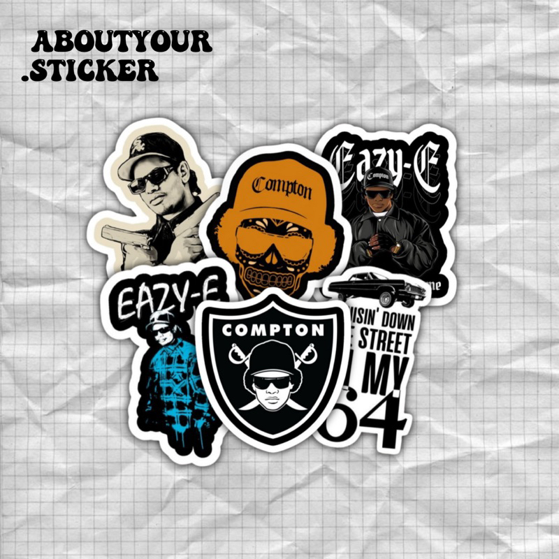 

STICKER PACK EAZY-E isi 6pcs