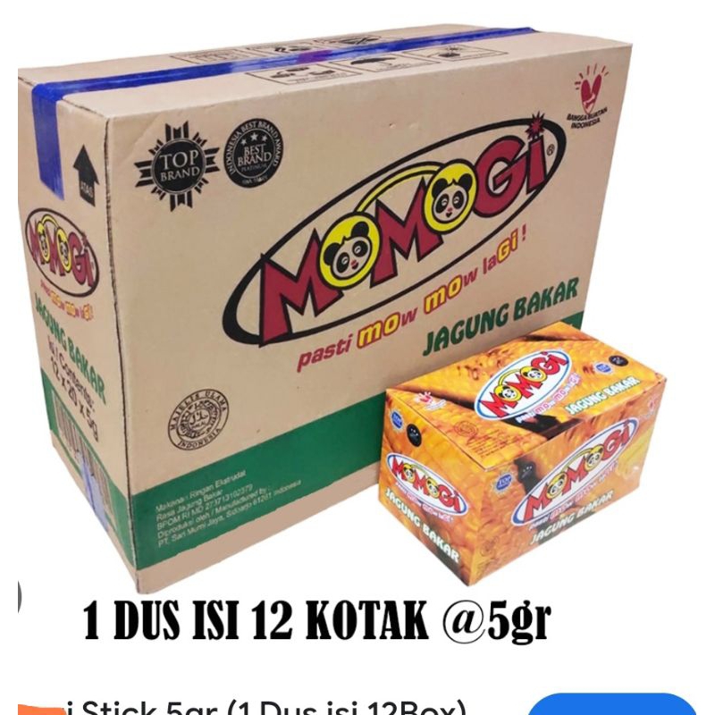 

Momogi Stick 5 Gram ( 1Karton isi 12 Box x 20 pcs)