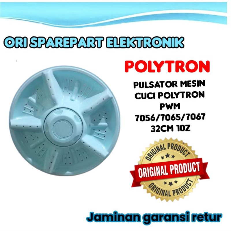 pulsator mesin cuci polytron pwm 7065/7067/7563/7555