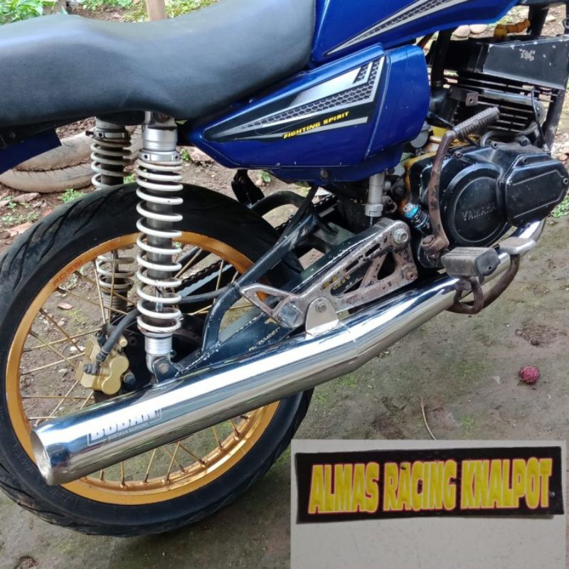 Knalpot Rx King Boban Bobokan Bandung copy Stengah Dewa Boban Zeus Boban Nuklir