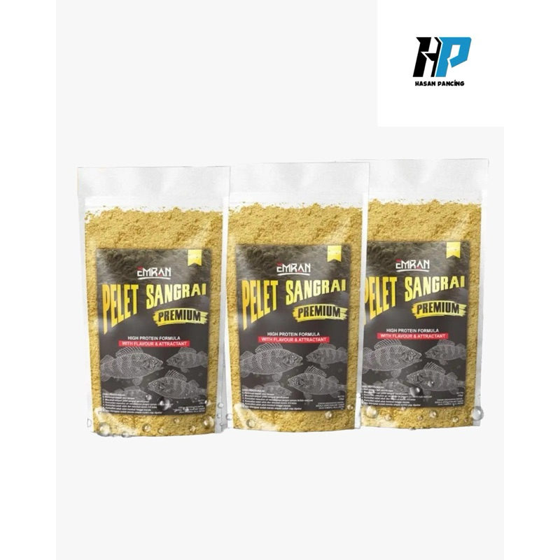 Umpan Ikan Umpan Pelet Sangrai Emran Premium