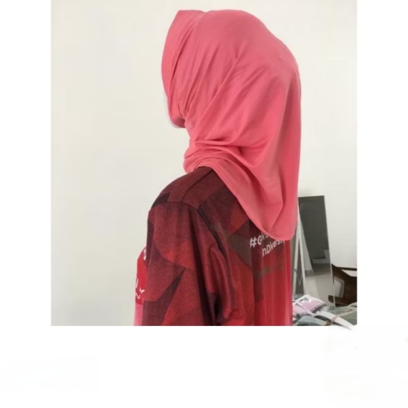 (KODE 1) HIJAB VOLI SPORT OLAHRAGA HIJAB PET INSTAN SPORT BAHAN JERSEY