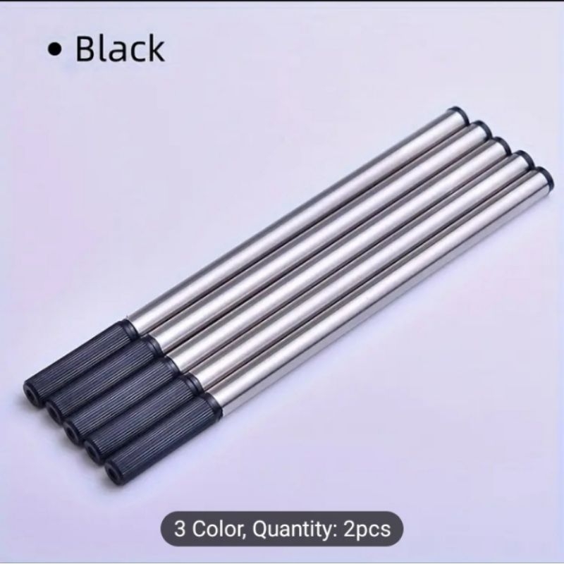 

Refill Pulpen Model Roller Ball Isi 5 Pcs Warna Hitam
