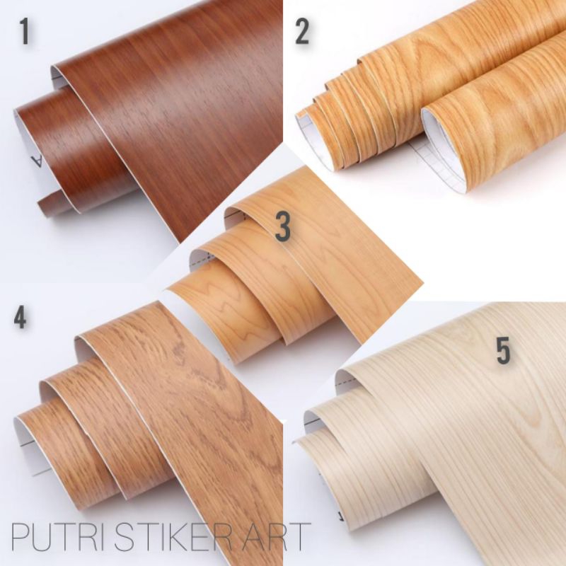 STIKER MOTIF KAYU.WALL STIKER.STIKER SERAT KAYU.STIKER KACA FILM