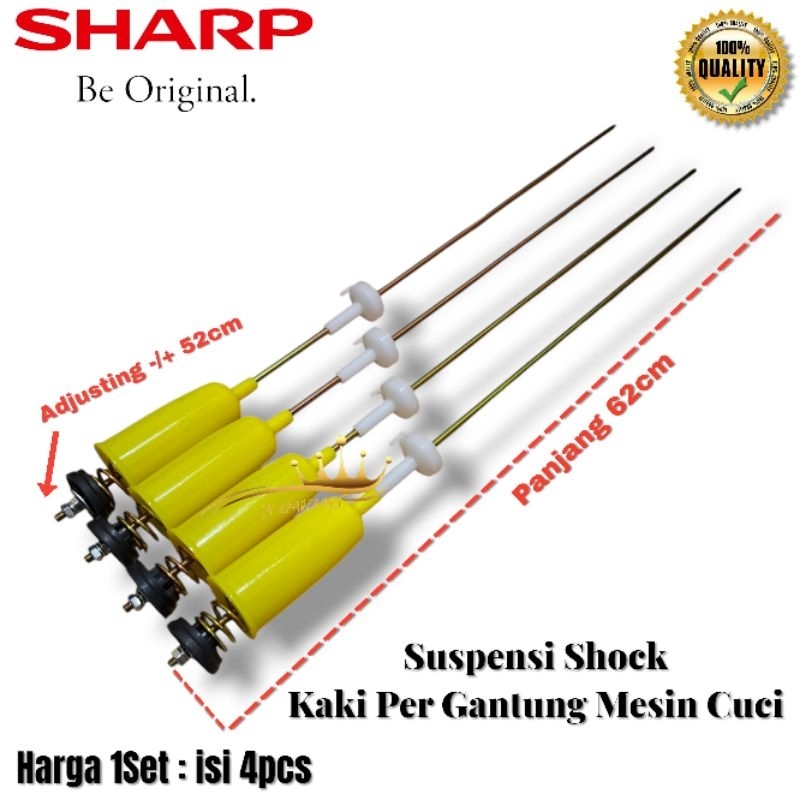 Kaki Per Gantung Mesin Cuci SHARP 1 Tabung Set 4 PCS