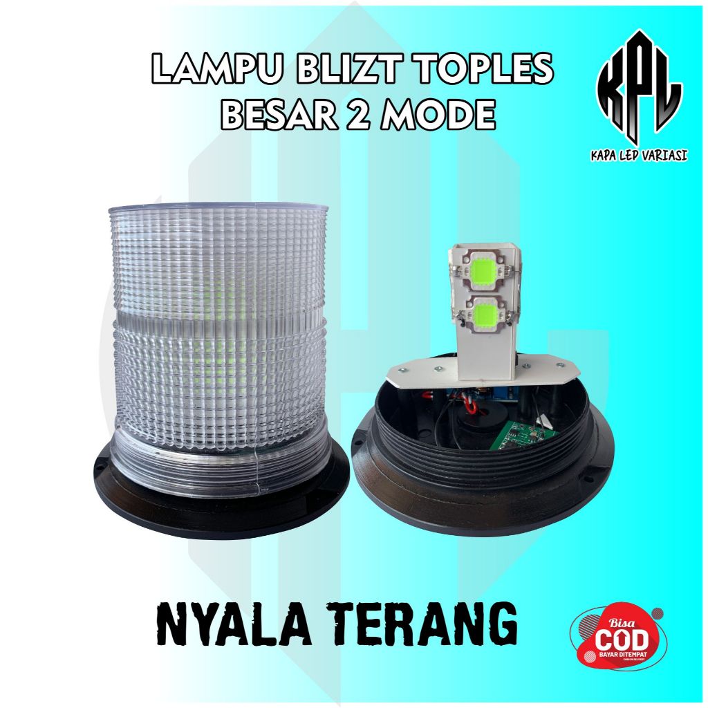 lammpu rotary toples besar seperti seri H lampu rakitan di jamin terang 12 v 24 v bisa car truk