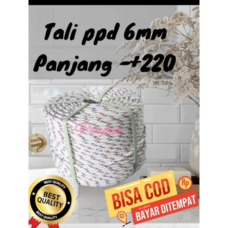 TALI TAMBANG 6MM / TALI TAMBANG PPD 6MM / TAMBANG 1ROLL