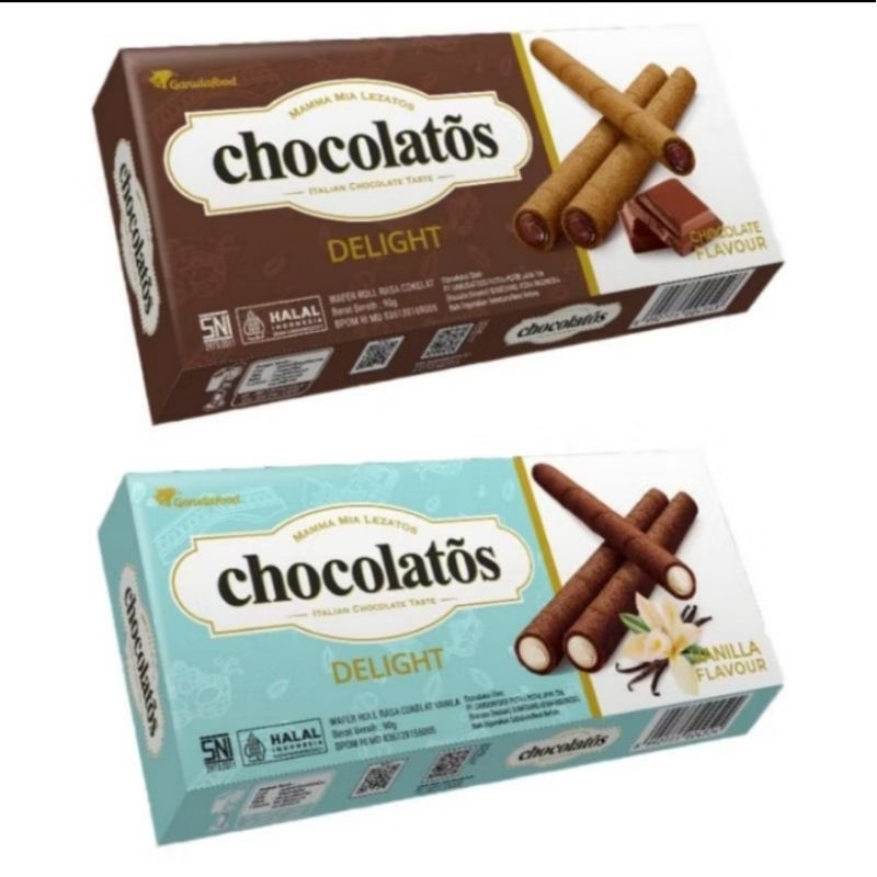 

Chocolatos Wafer Roll Delight 90g