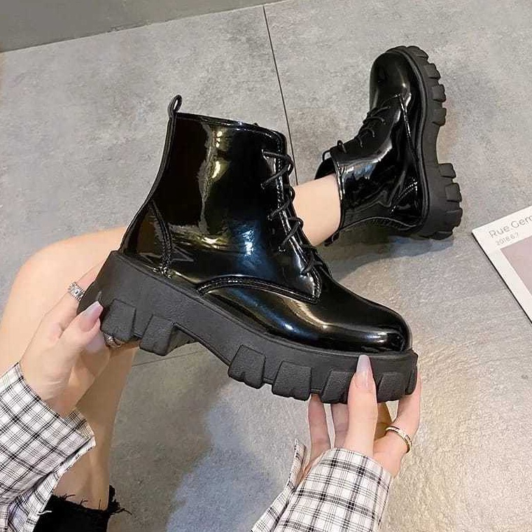 VINTAGE Biang93 Sepatu Boots Wanita Fashion Style Korean