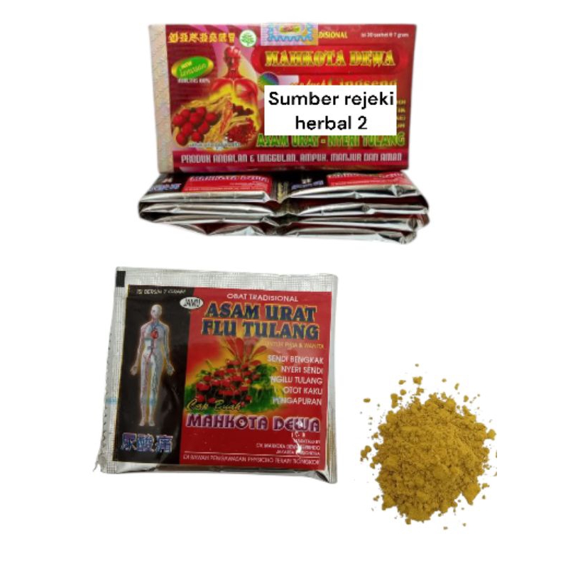 

mahkota dewa merah iso 30 sAset