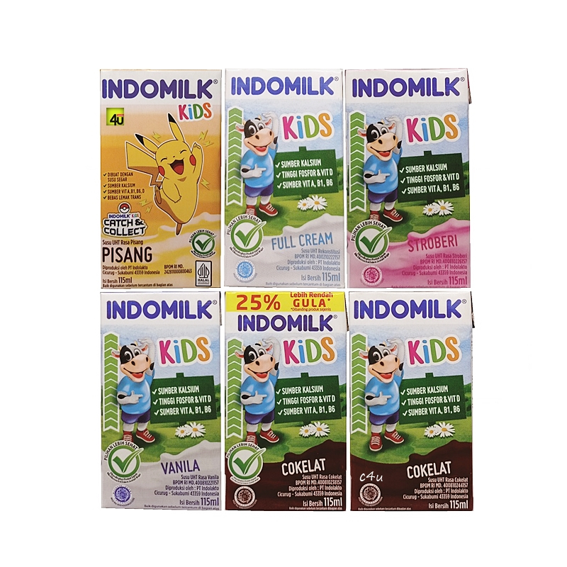 

INDOMILK KIDS - Susu UHT - 115 ml RTD