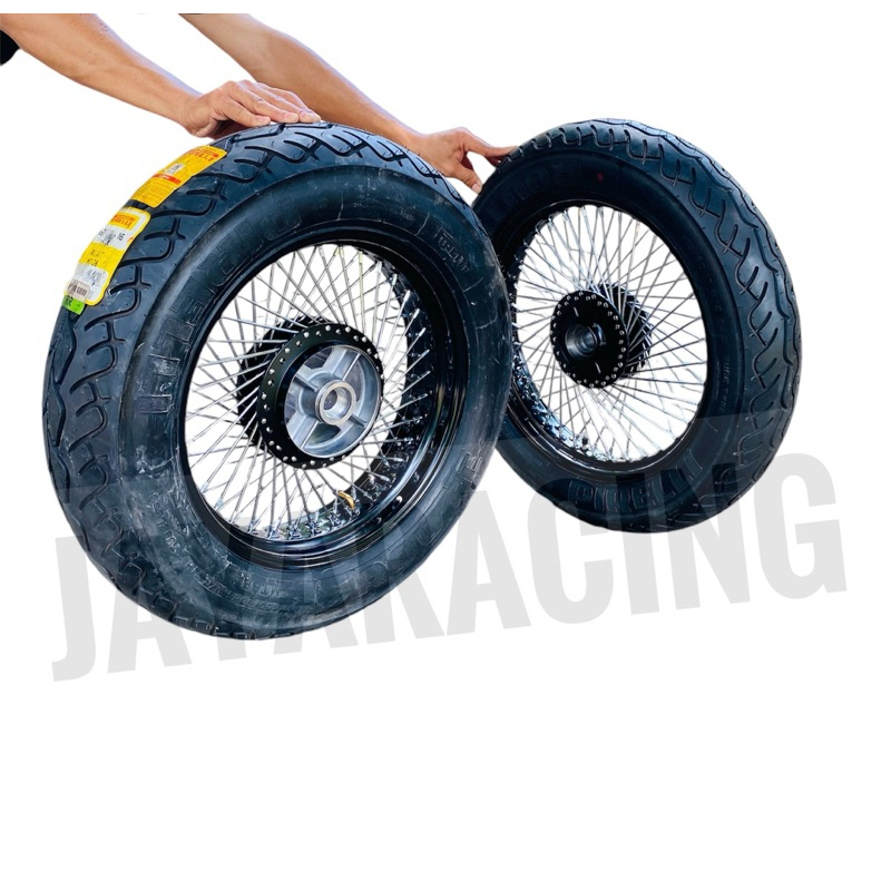 Velg custom ring 16 450 ring 18 250 Ban pirelli 150/80 16 120/90 17 Benelli patagonian eagle