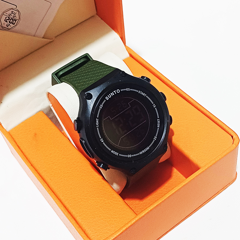 Jam Tangan Digital Pria Original Swatch Casual Water Resistant Strap Karet Silicone WR 50M CD 40mm