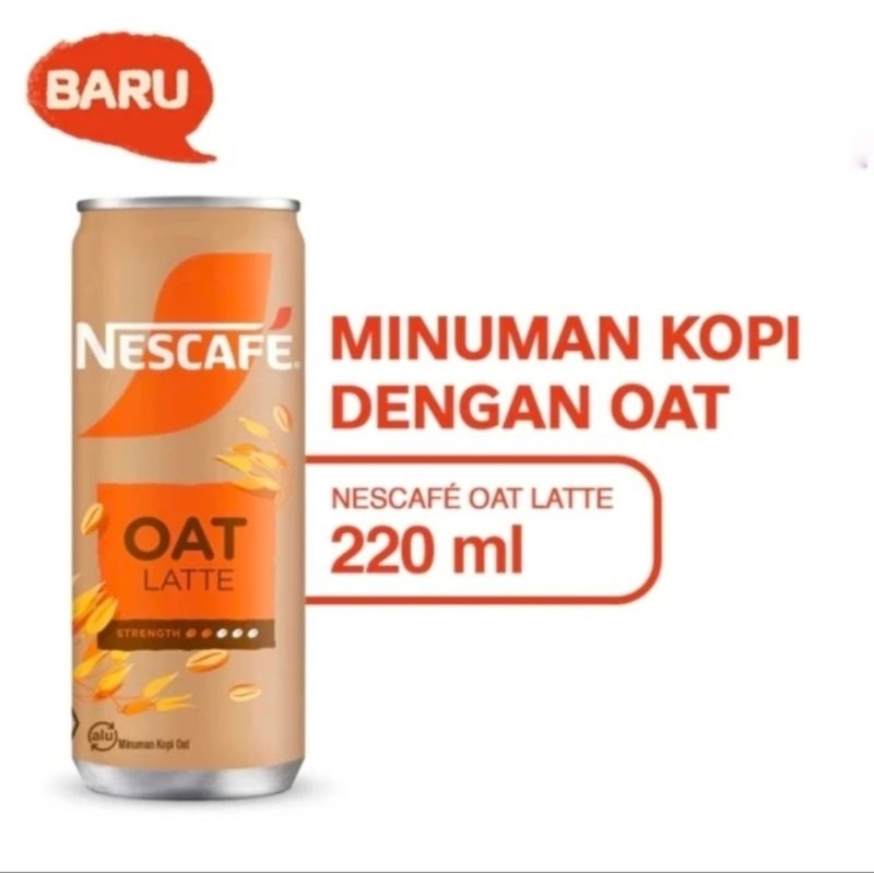 

Nescafe Kopi Minuman Kaleng Rasa Oat Latte 220ml