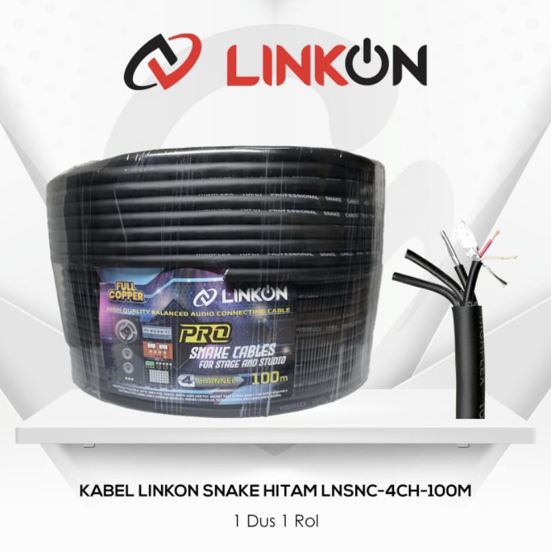 Kabel Snake Isi 4 Kabel XLR 4CH Merk LINKON