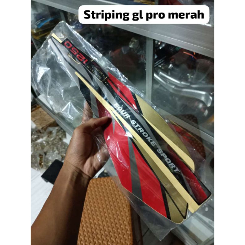 OBRAL STRIPING GL PRO MERAH