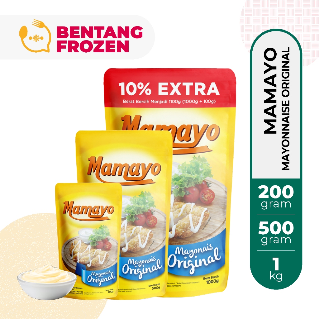 

Mamayo Mayonnaise Original 200gr - 500gr - 1kg / Mayones