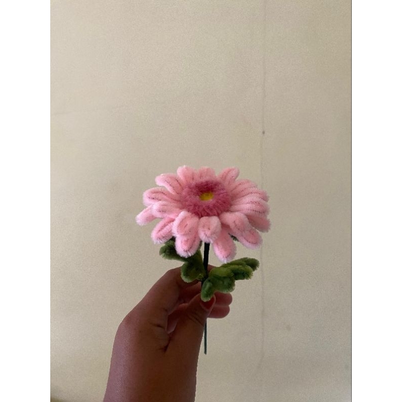 [Ready Stok]Bunga Gerbera Kawat Bulu/Gerbera/Bunga Gerbera/Graduation Gift