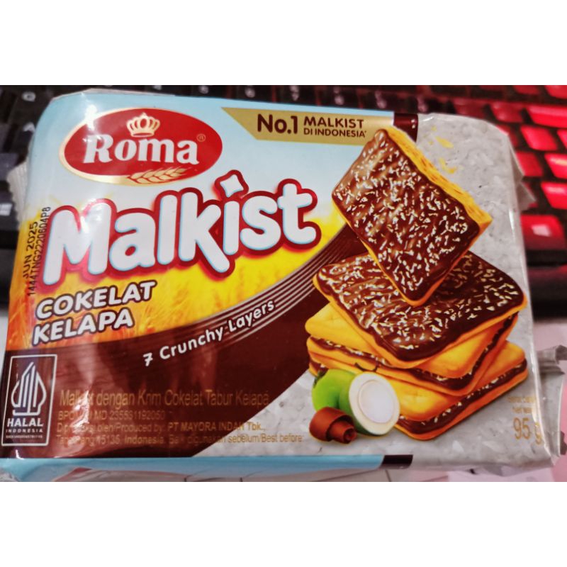 

ROMA MALKIST COKELAT KELAPA 105GR