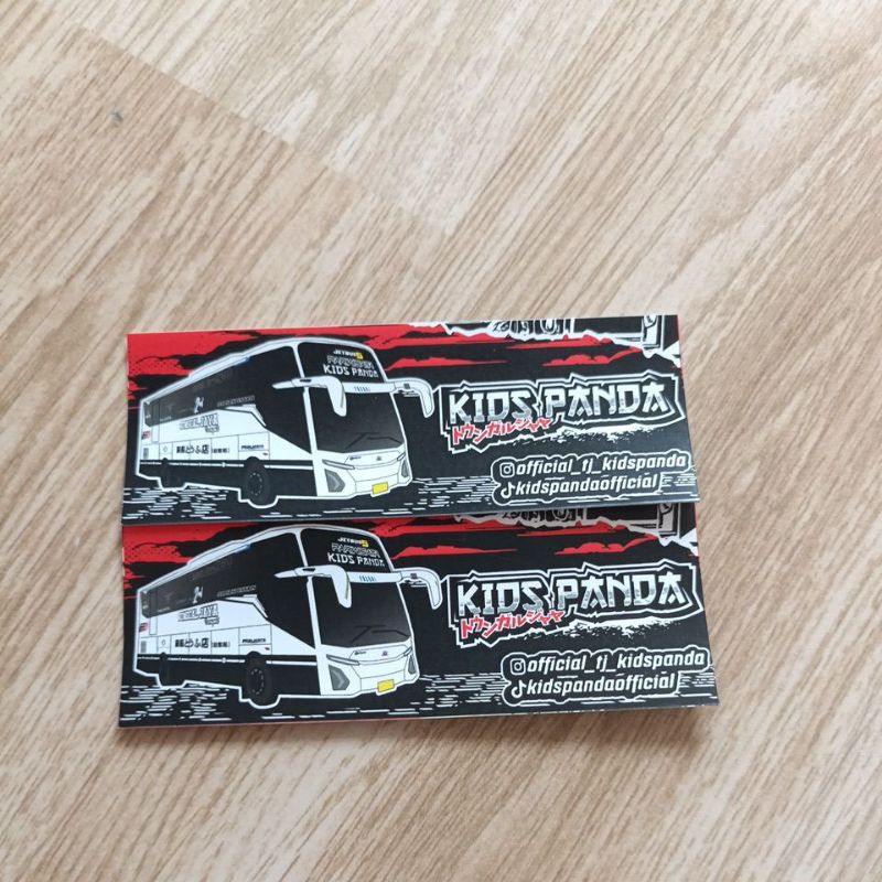 

Stiker Bus KidsPanda 2pcs