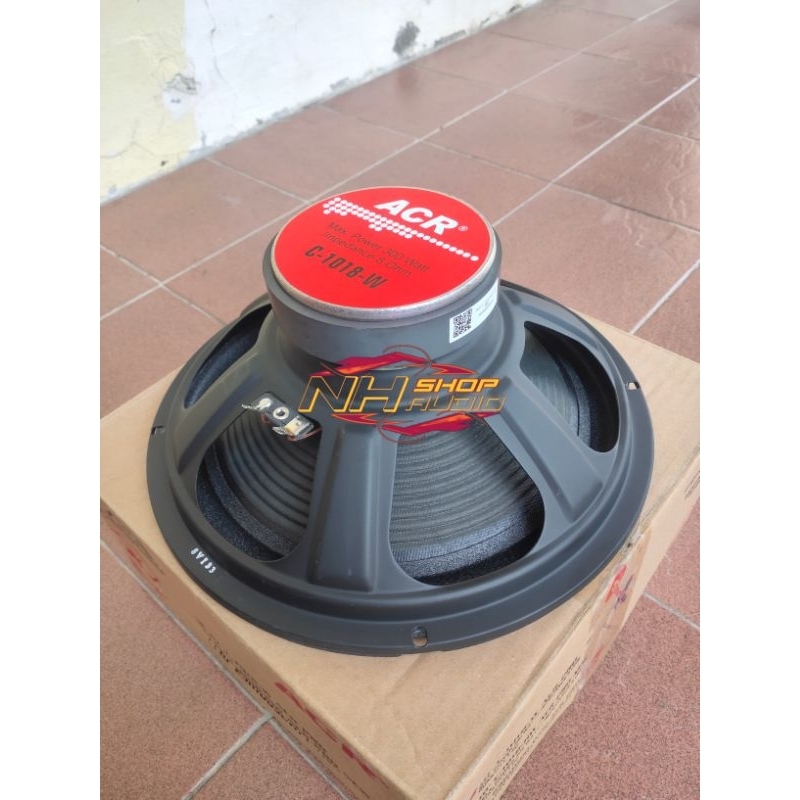 Speaker ACR C-1018-W ACR PRO 10in 10 inchi C1018 Woofer Bass C 1018 W Original 10" 300 Watt Speaker 