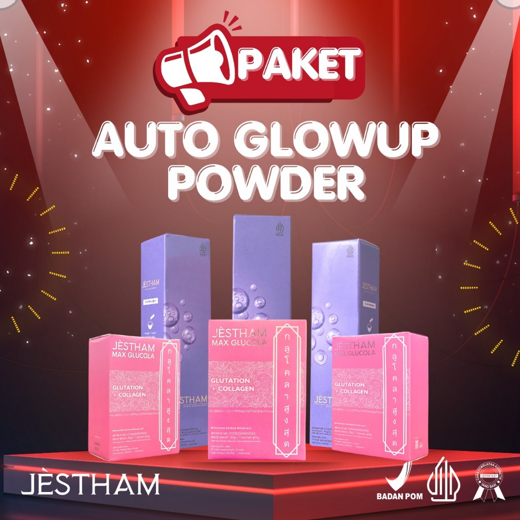 

Jestham Paket Auto Glowupp Powder