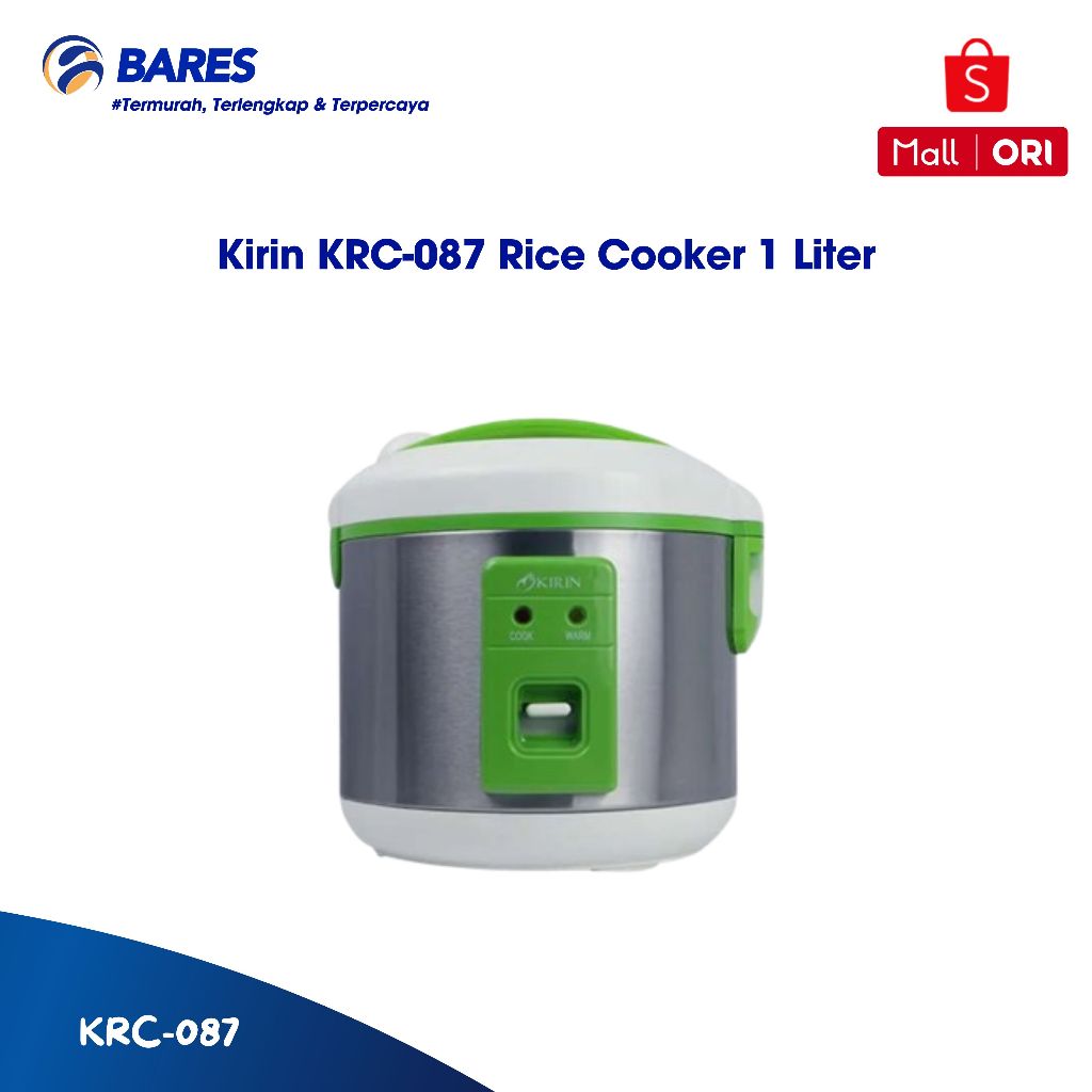 Kirin KRC-087 Rice Cooker 1 Liter