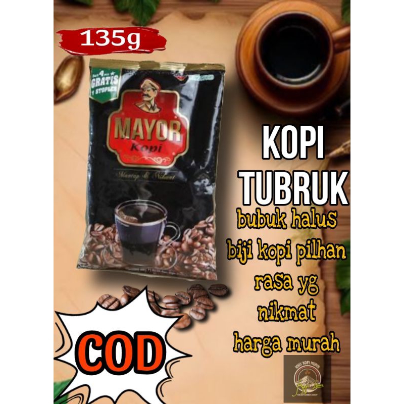 

kopi mayor 135g,kopi murah rasa mantap#bubuk kopi halus#kopi mayor wings food#kopi tanpa gula