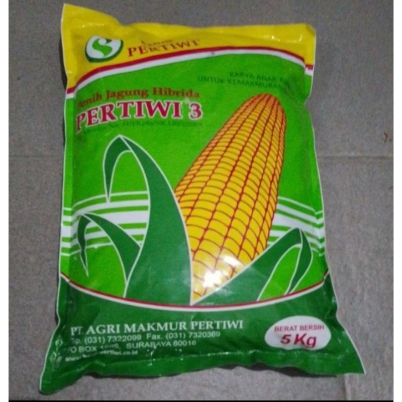 benih jagung pertiwi 3 kemasan 5kg