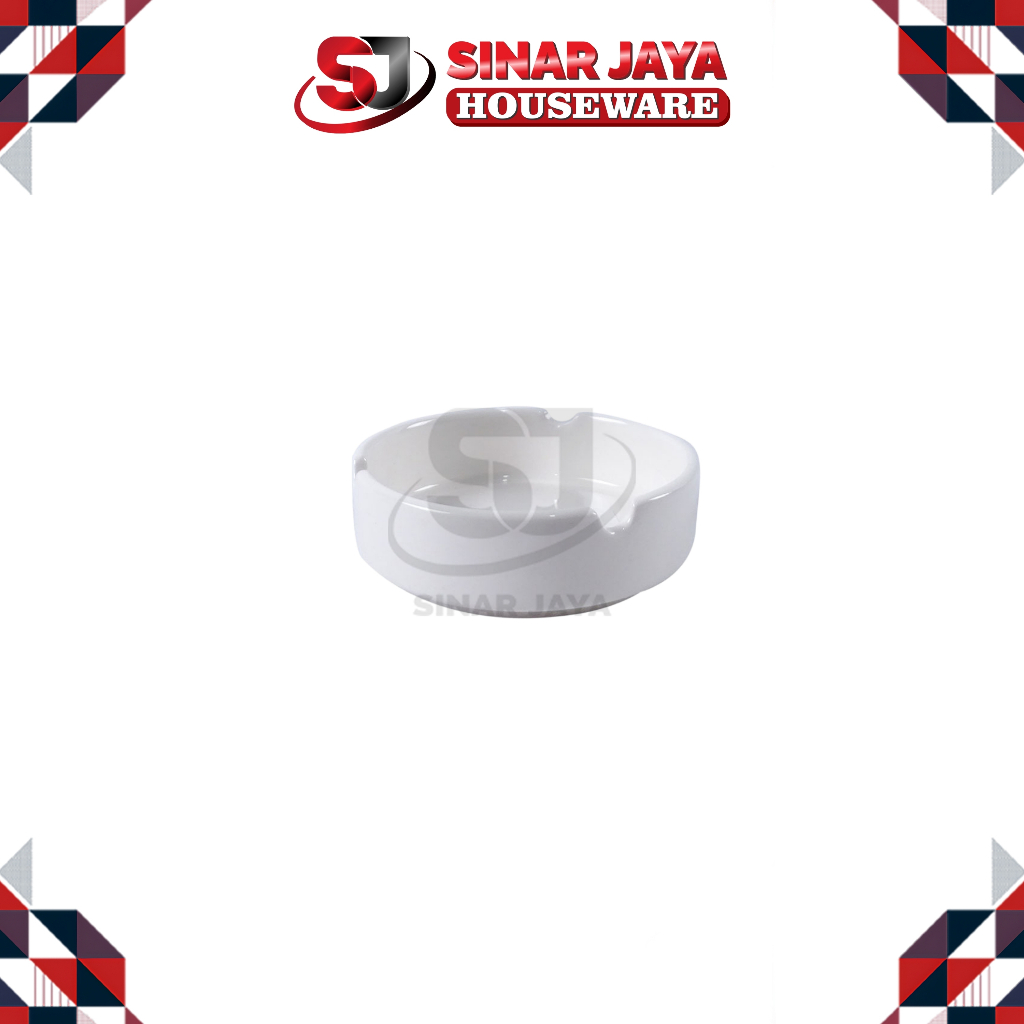 ASBAK KERAMIK 4" AF/Asbak Bulat/Asbak Rokok