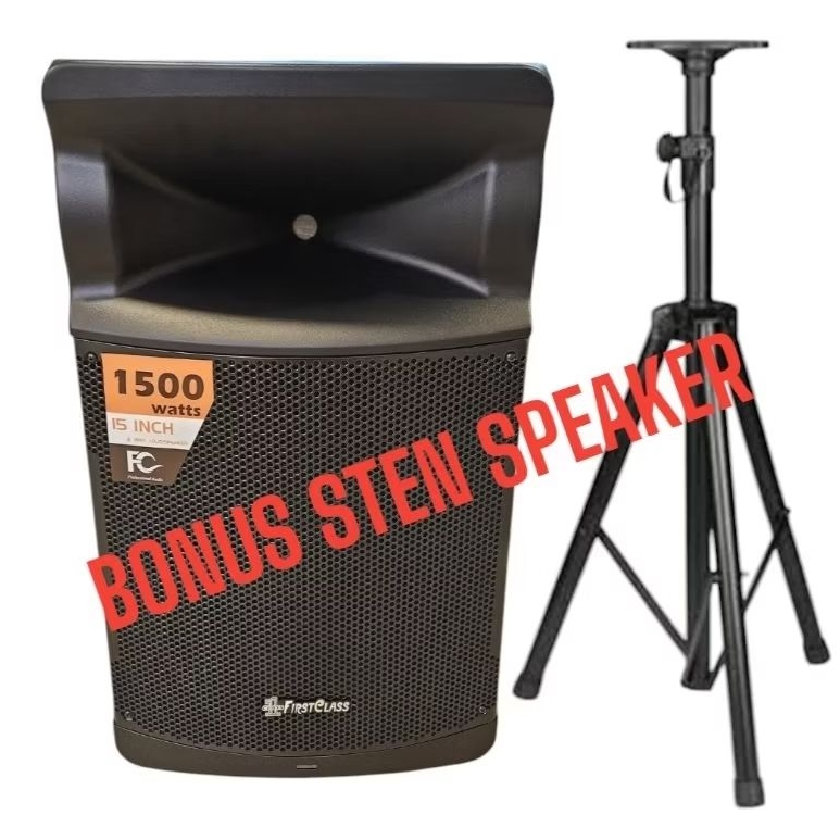 Speaker Aktif 15 Inch Firstclass JP160PRO MX5PRO JP 160PRO MX 5PRO MX-5PRO ( BONUS STEN SPEAKER )