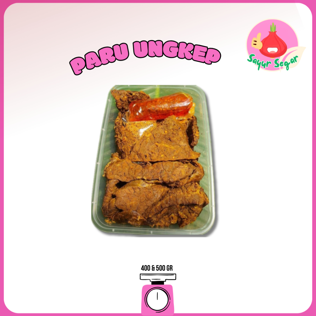 

Sayur Segar - Paru Ungkep Box 500 gr