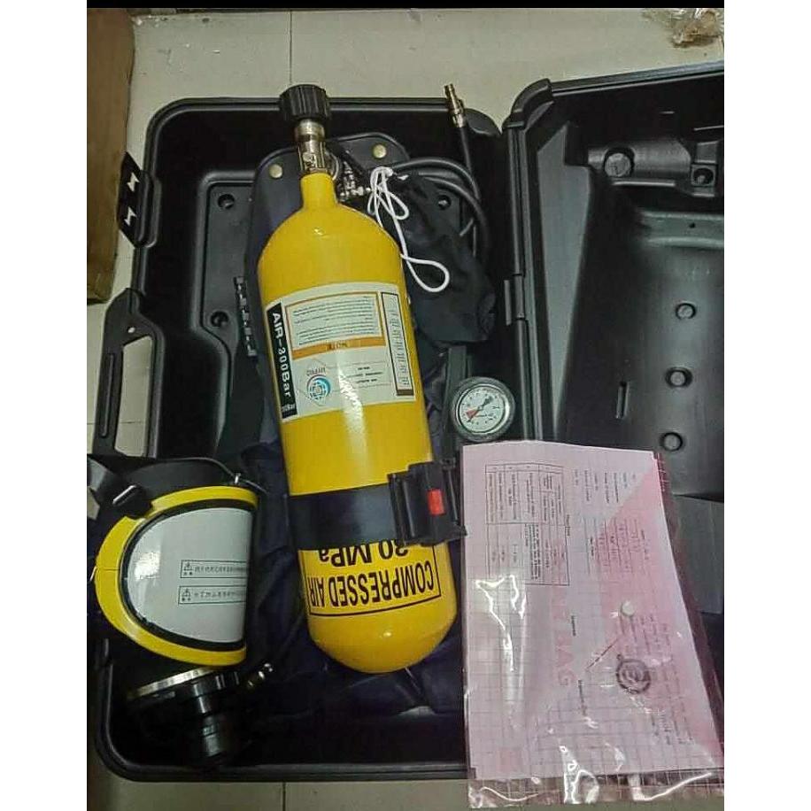 SCBA Breathing Apparatus Steel HYPRO 5 L Original / SCBA alat bantu pernafasan darurat pemadam kebak