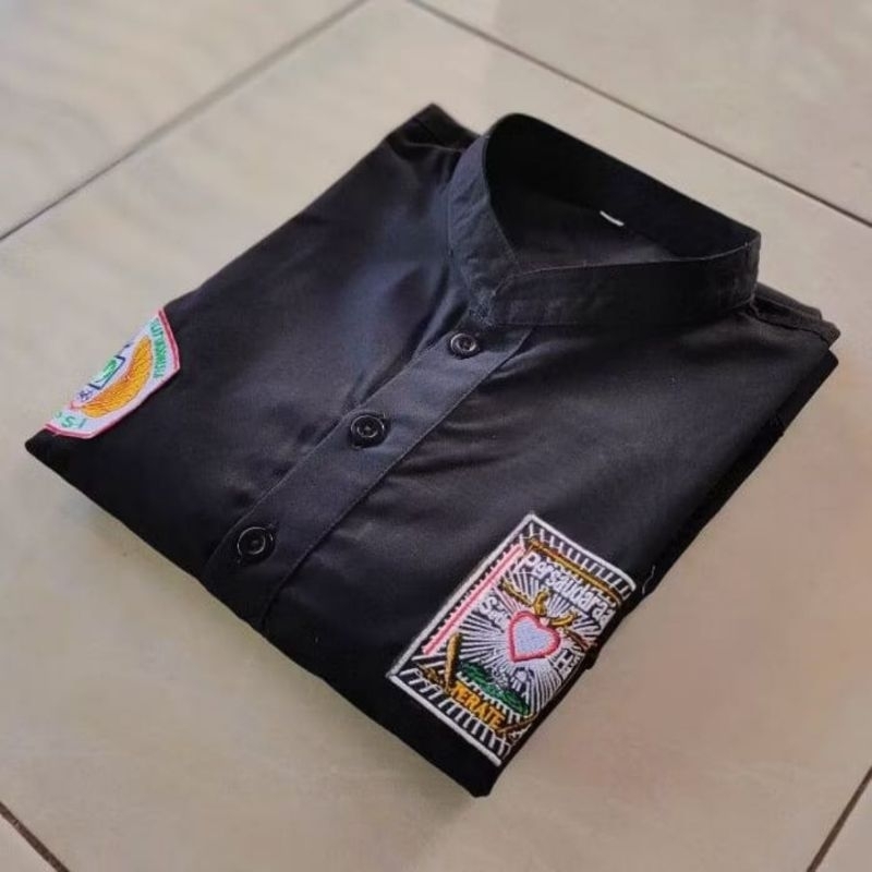 SAKRAL SISWA PSHT-SERAGAM PENCAK SILAT PSHT- BAJU CELANA PSHT KANCING